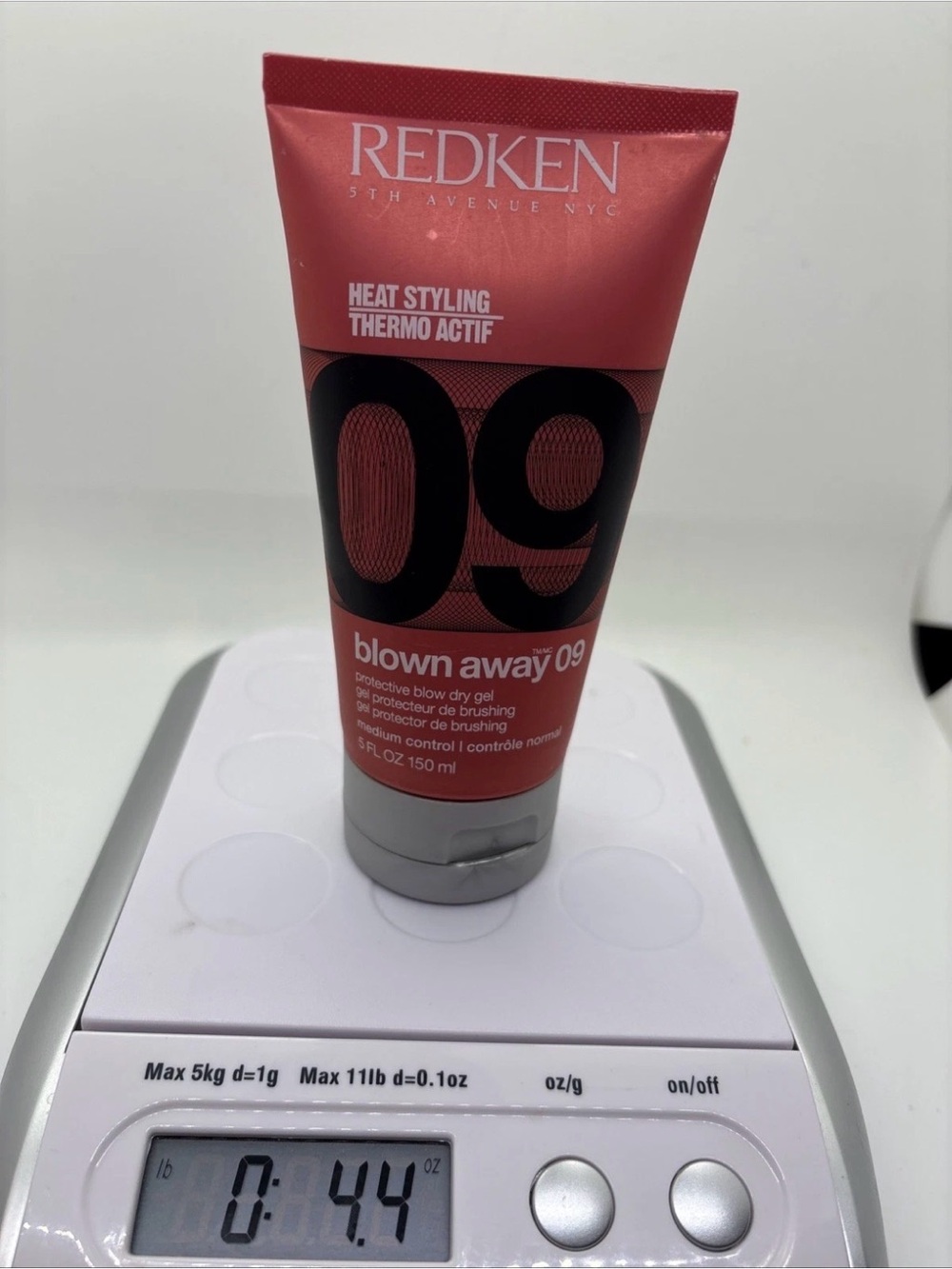 Redken Blown Away 09 Heat Styling Gel - Red and Silver